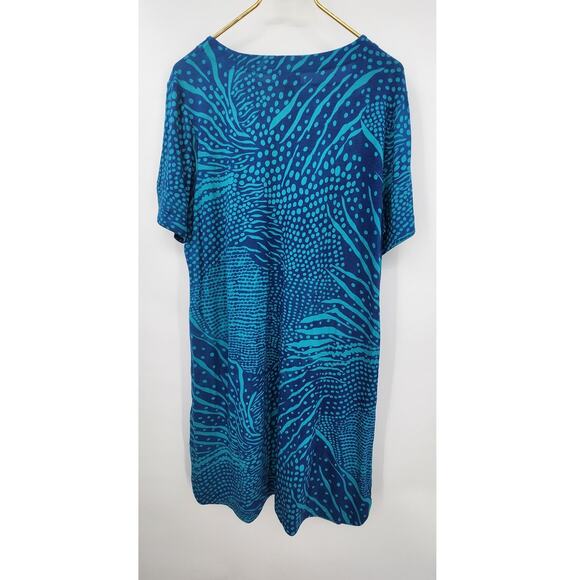 New NWT Chico's Archipelago Notch Elbow Soft Knit Dress Size 2 Large 12-14 - Picture 2 of 6